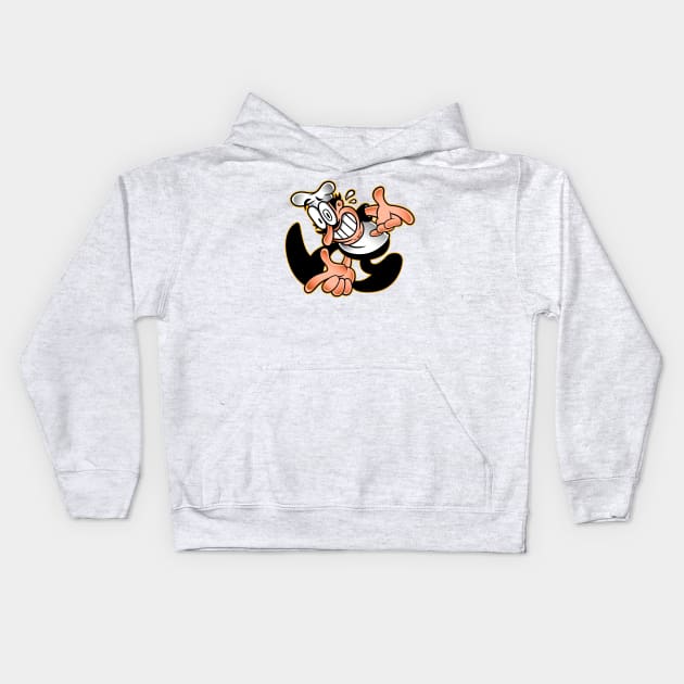 Peppino Pose v2 Kids Hoodie by demonigote